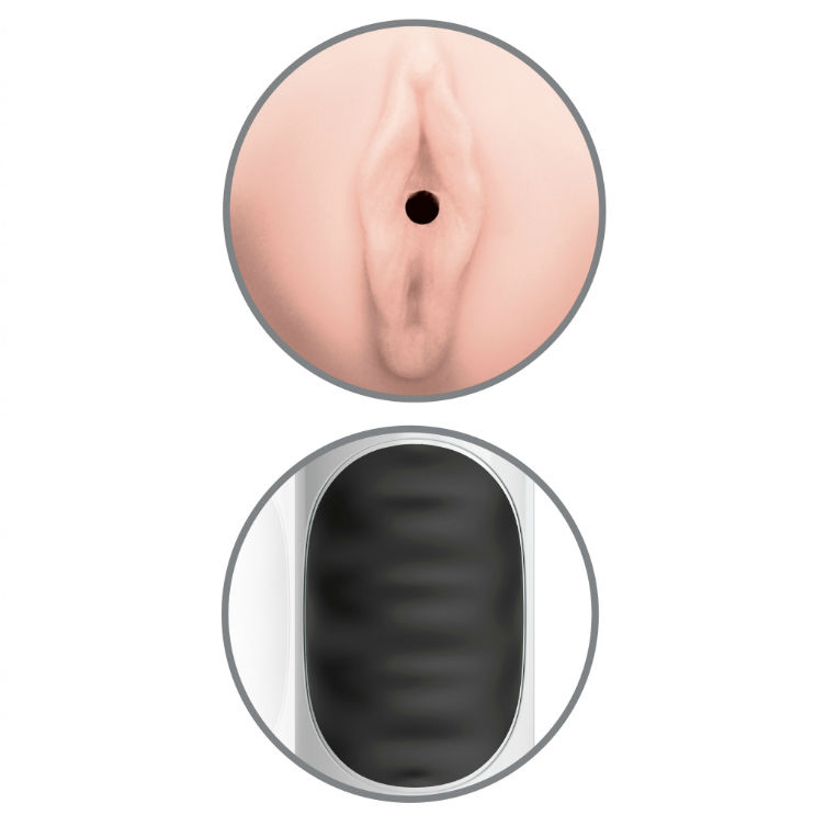 EXTREME TOYZ - PIPEDREAM MEGA GRIP VAGINA MASTURBADOR VIBRADOR - Image 3