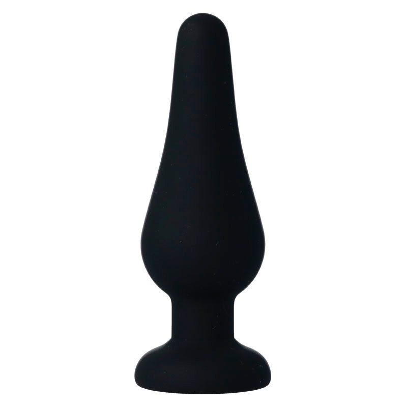 INTENSE - PLUG ANAL PIPO M SILICONE PRETO 11 CM - Image 2