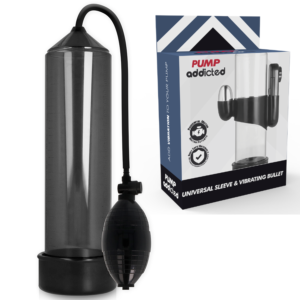 Vigoroso PUMP ADDICTED - VIBRADOR PRETO RX3