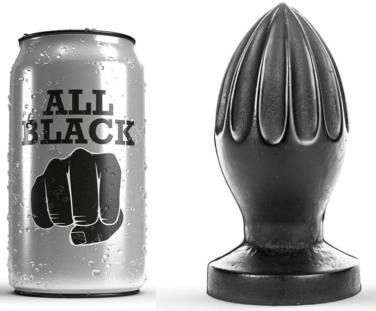 vVigoroso ALL BLACK - PLUG ANAL 12 CM