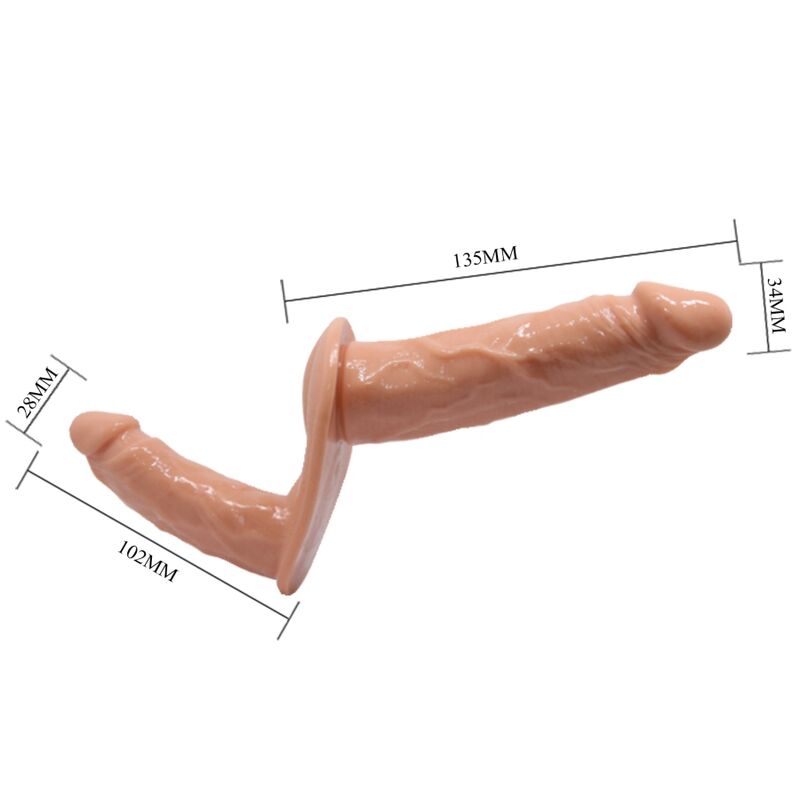 BAILE - ULTRA APAIXONADO DILDOS DUPLOS COM ARNÊS - Image 3