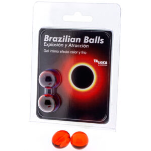 vVigoroso TALOKA - 2 BOLAS BRASILEIRAS GEL EMOCIONANTE EFEITO QUENTE E FRIO
