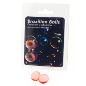 vVigoroso TALOKA - 2 BOLAS BRASILEIRAS EFEITO VIBRATÓRIO GEL EMOCIONANTE