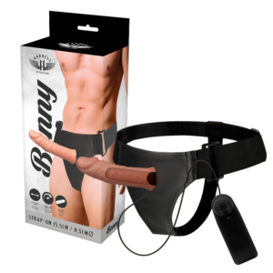 Vigoroso HARNESS ATTRACTION - RNES HOLLOW BENNY COM VIBRADOR 15 CM -O- 4.5 CM