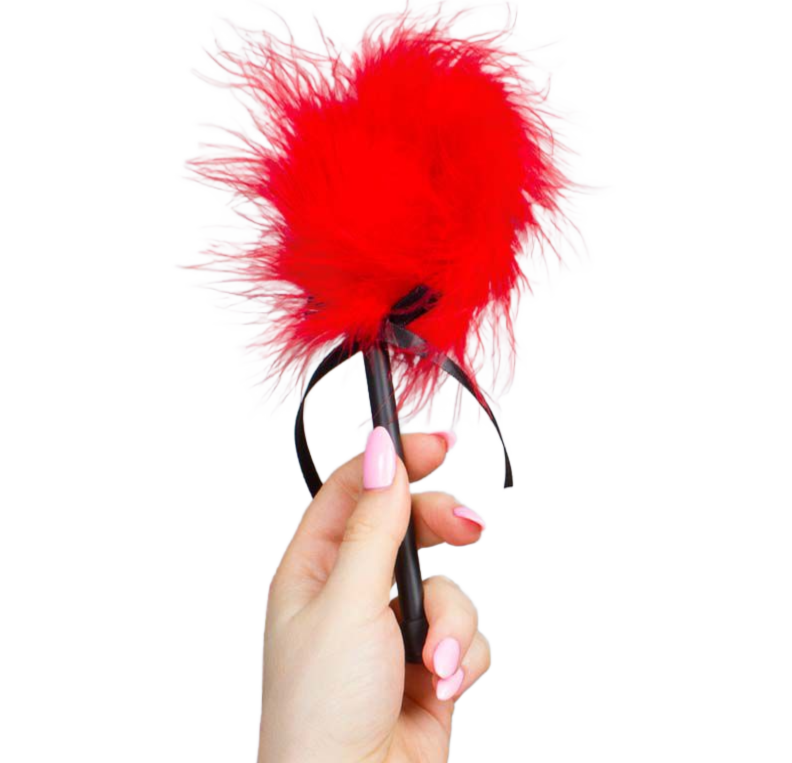 vVigoroso SECRETPLAY - ESPANADOR MARABOU VERMELHO