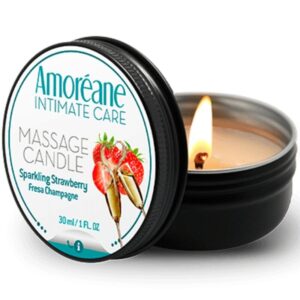 vVigoroso AMOREANE - VELA DE MASSAGEM MORANGO CHAMPAGNE 30 ML