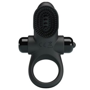 Vigoroso PRETTY LOVE - ANEL VIBRADOR II PARA O PÊNIS PRETO