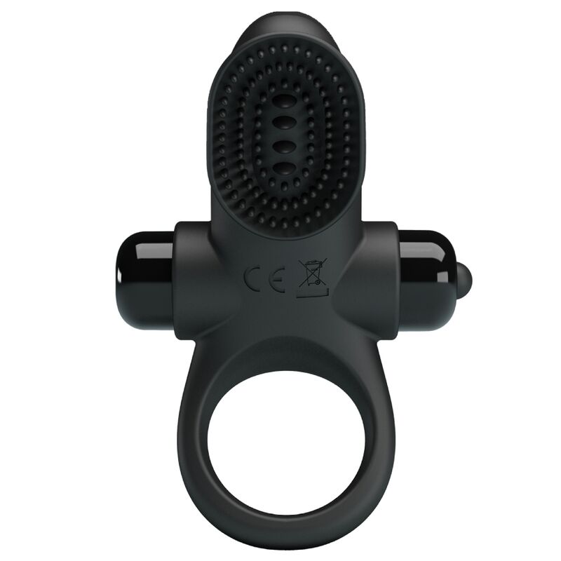 Vigoroso PRETTY LOVE - ANEL VIBRADOR II PARA O PÊNIS PRETO