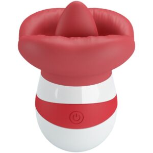 Vigoroso PRETTY LOVE - MINA ESTIMULADOR DE LÍNGUA VERMELHO CLARO