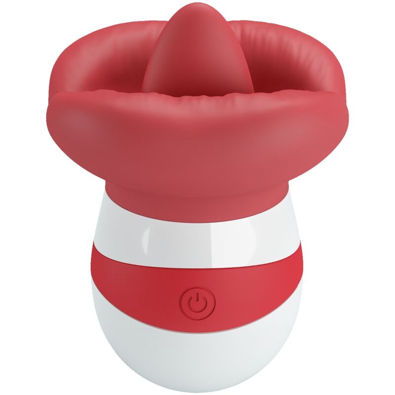 Vigoroso PRETTY LOVE - MINA ESTIMULADOR DE LÍNGUA VERMELHO CLARO