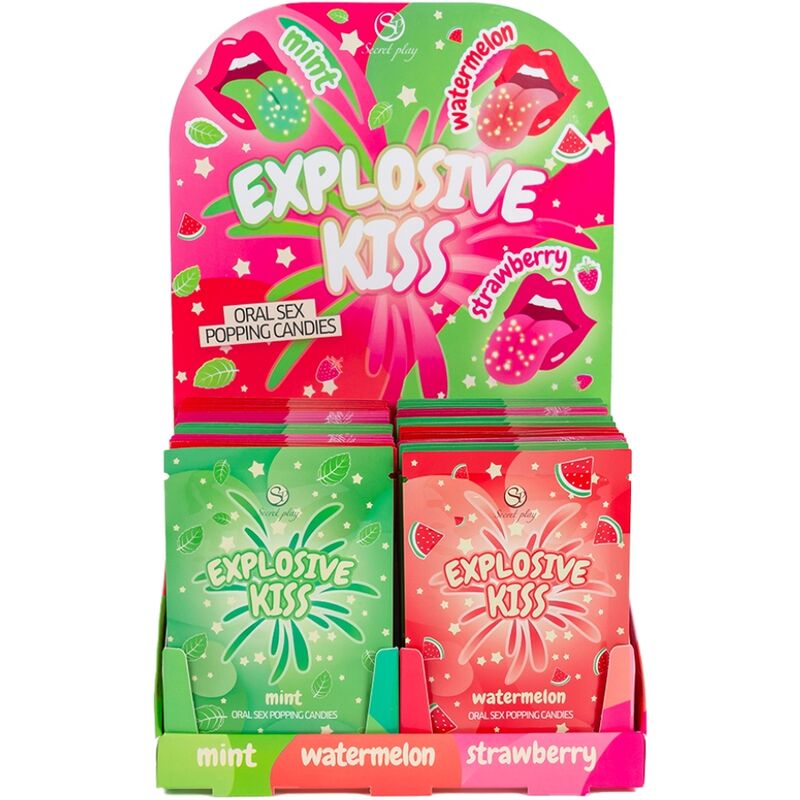 vVigoroso SECRET PLAY - EXIBIÇÃO DE DOCES EXPLOSIVOS (48 UNIDADES)