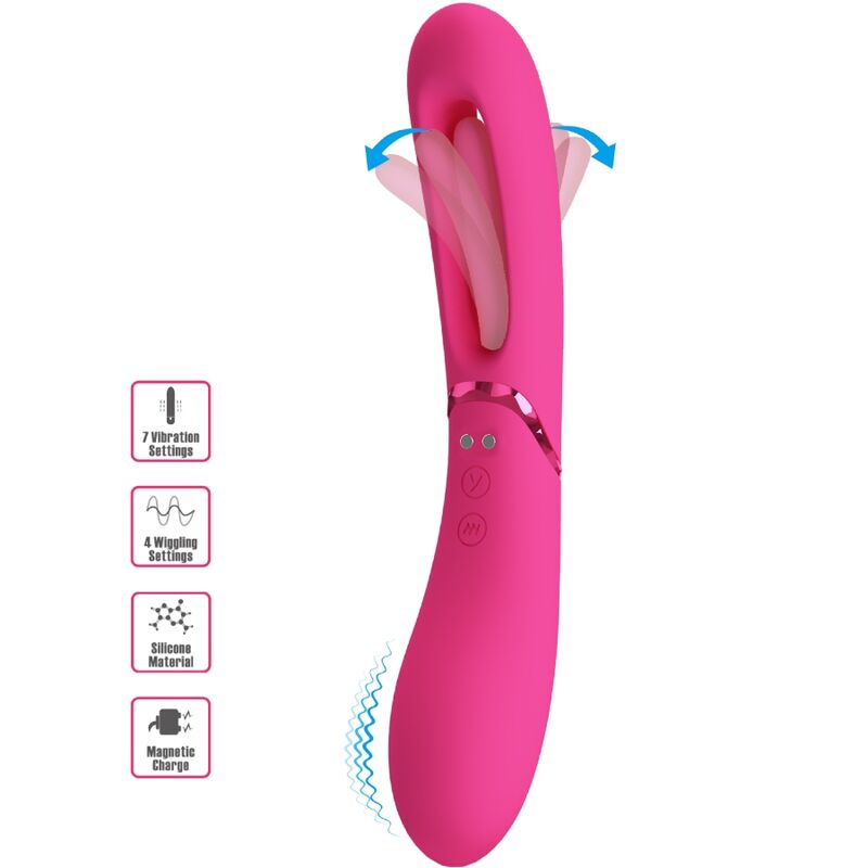 Vigoroso ROMANCE - VIBRADOR LEXIE G-SPOT 7 VIBRAÇÕES ROSA