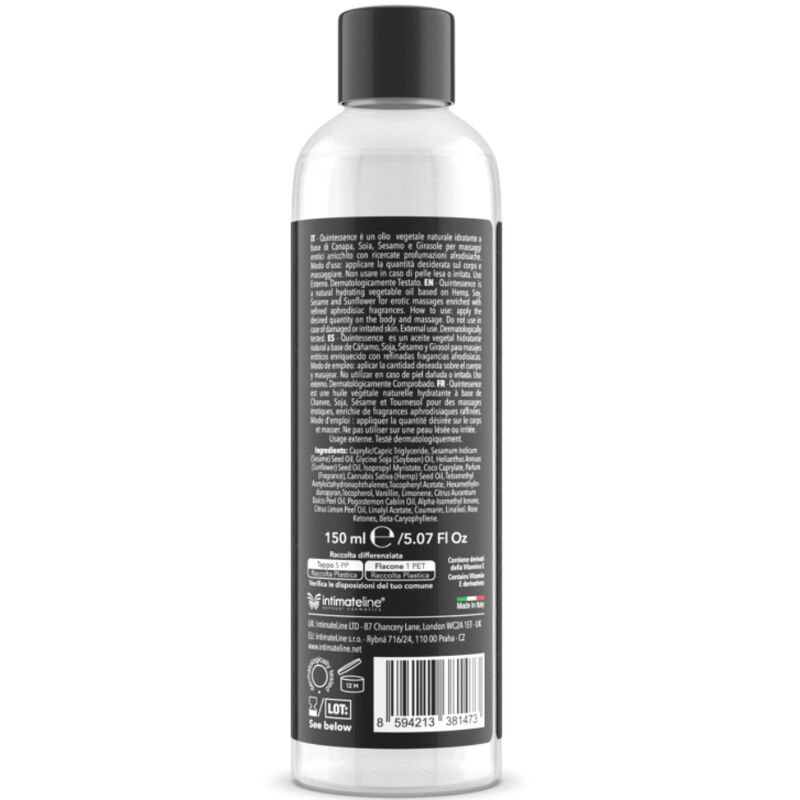 INTIMATELINE LUXURIA - ACEITE DE MASAJES VAINILLA EXOTIC 150 ML - Image 3