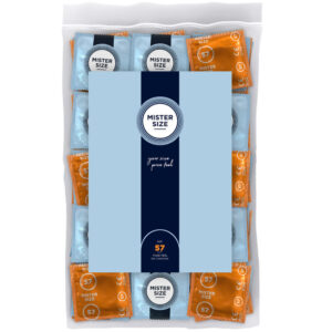 Vigoroso - MISTER SIZE - PRESERVATIVO TAMANHO L 57 MM (100 UNIDADES)