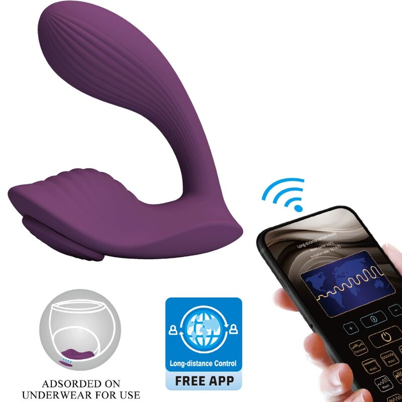 Vigoroso PRETTY LOVE - FRANZ MASSAGER E VIBRADOR APLICATIVO GRATUITO ROXO