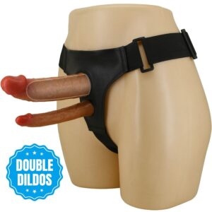 Vigoroso PRETTY LOVE - KEAVEN HARNESS BRIEFS DUPLO DILDO UNIVERSAL E CONFORTÁVEL