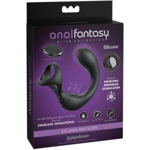 Vigoroso COLEÇÃO ANAL FANTASY ELITE - MASSAGEADOR ANAL VIBRANTE COM CONTROLE REMOTO