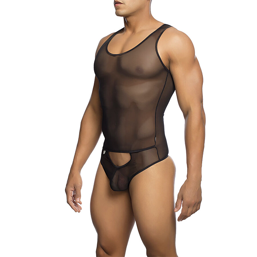 MOB - BODYSHEER PRETO TRANSPARENTE TAMANHO L/XL - Image 2
