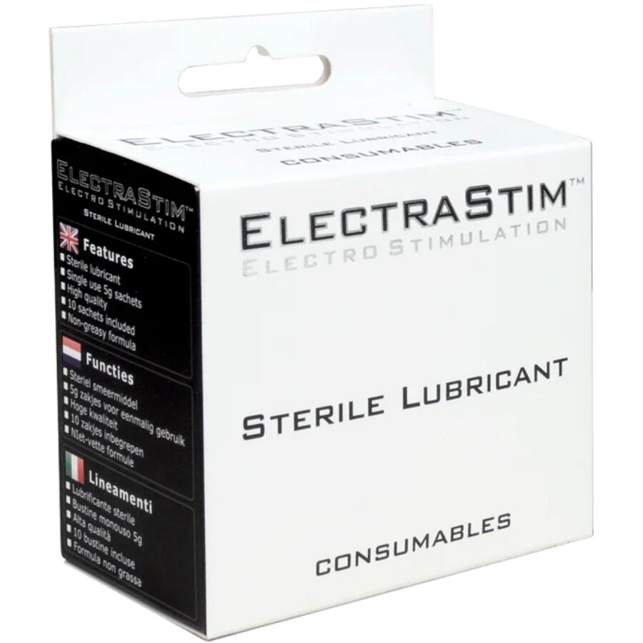 vVigoroso ELECTRASTIM - LUBRIFICANTE ESTÉRIL 10 UNIDADES