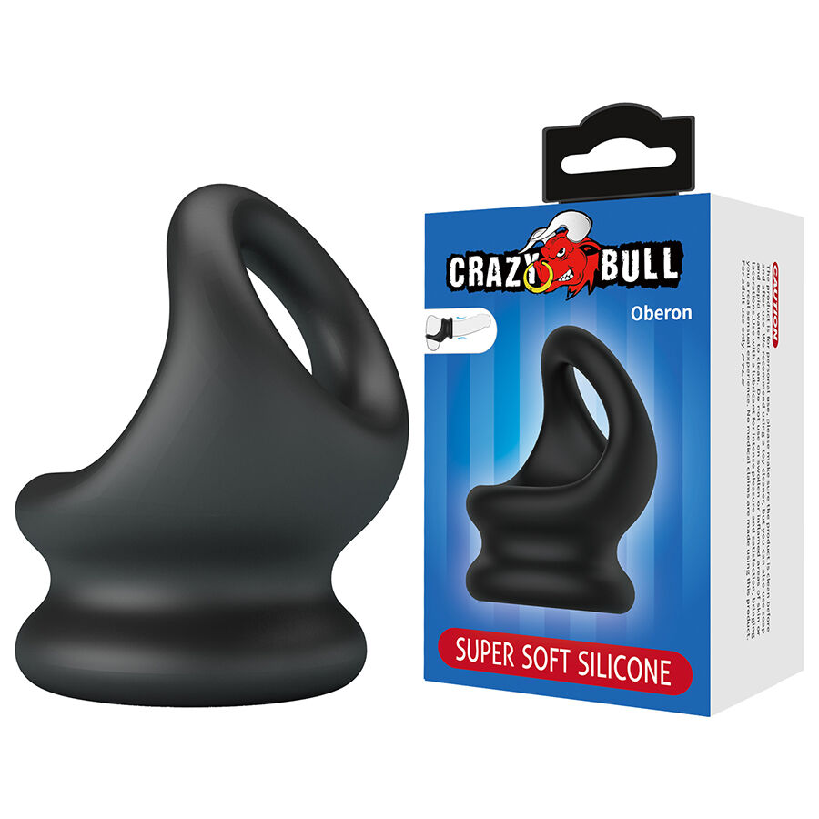 Vigoroso CRAZY BULL - OBERON ANEL DE SUPORTE PARA PÊNIS E TESTÍCULOS