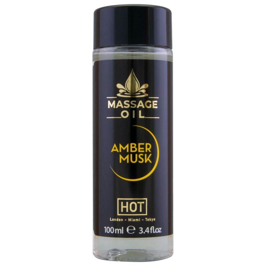 vVigoroso HOT - LEO DE MASSAGEM ÂMBAR E ALMÍSCAR 100 ML