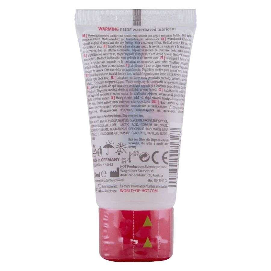 HOT - LUBRIFICANTE À BASE DE ÁGUA COM AQUECIMENTO E DESLIZAMENTO 30 ML - Image 2