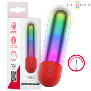 Vigoroso INTENSE - DEBBIE RAINBOW CLITORIS VIBRATÓRIO BULLET
