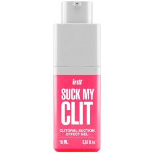 vVigoroso INTT - SUCK MY CLIT GEL COM EFEITO DE SUCÇÃO MORANGO SILVESTRE 15 ML
