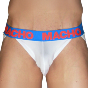 vVigoroso MACHO - MX29AZ CUECA BRANCA + CUECA AZUL ESCURA M