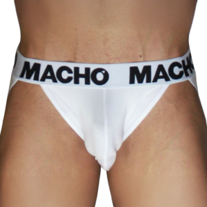 vVigoroso MACHO - MX29BL JOCK BRANCO + BRANCO M