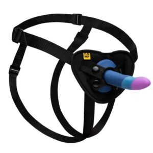 Vigoroso ROMP - PICCOLO DILDO DE SILICONE COM VENTOSA TRICOLORIDA 14 CM