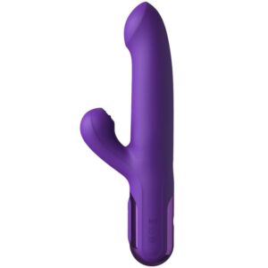 Vigoroso FANTASY FOR HER - SUPER SONIX THRUSTER RABBIT VIBRATOR ROXO