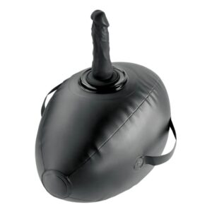 vVigoroso FETISH FANTASY SERIES - BODY DOCK BOLA DE AMOR INFLÁVEL COM DILDO PRETA 41