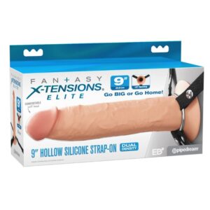 Vigoroso FANTASY X-TENSIONS - ELITE REALISTIC HOLLOW STRAP-ON 24.1 CM