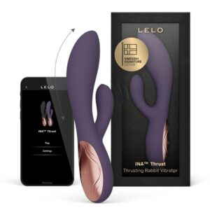 Vigoroso LELO - INA THRUST RABBIT VIBRADOR DE EMPURRA ROXO
