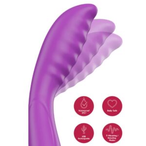 Vigoroso SHE.E.O - VIBRADOR ROXO PARA ESTIMULAÇÃO DO PONTO G