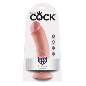 Vigoroso KING COCK - 8 CARNE DE DILDO 20.3 CM