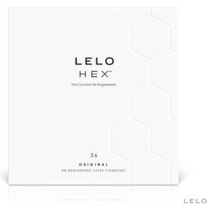 Vigoroso - LELO - CAIXA DE PRESERVATIVO HEX 36 UNIDADES