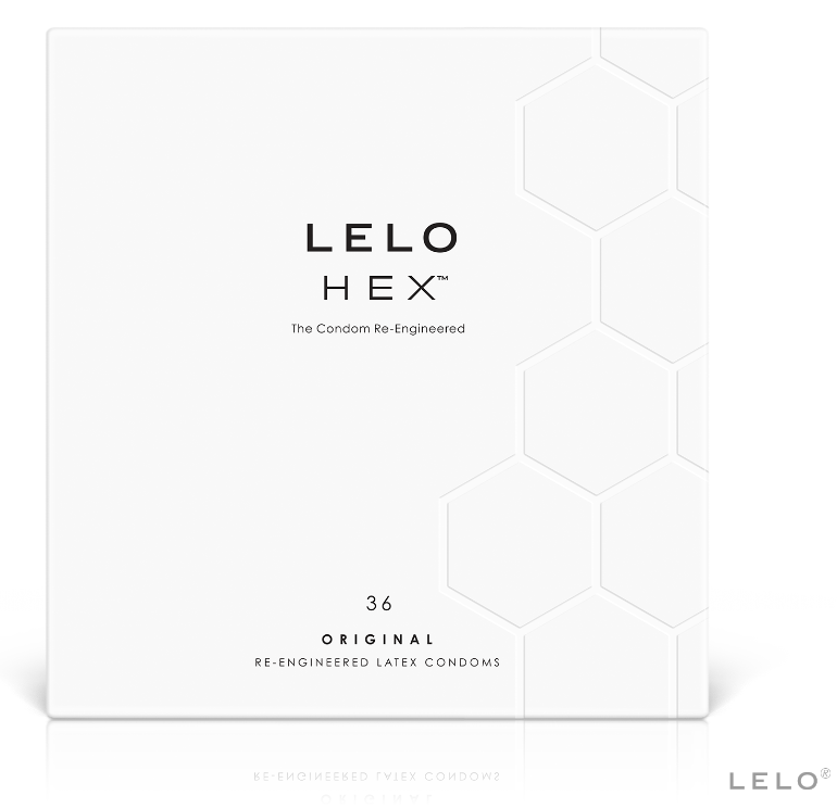 Vigoroso - LELO - CAIXA DE PRESERVATIVO HEX 36 UNIDADES
