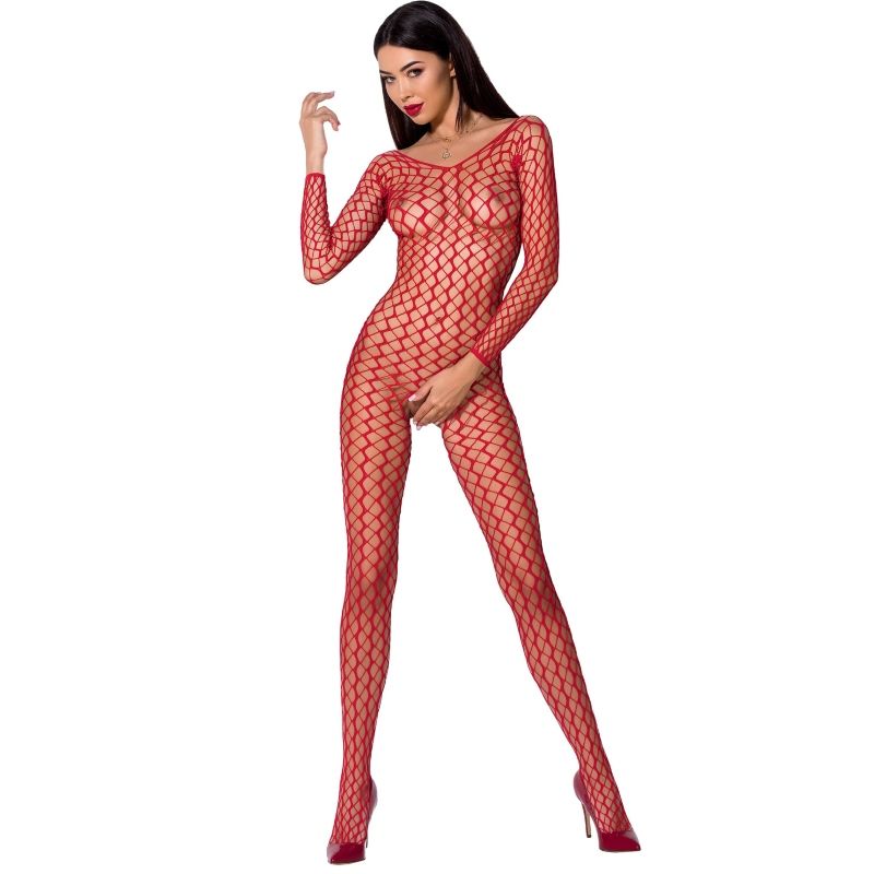 vVigoroso PASSION - MULHER BS068 BODYSTOCK VERMELHO TAMANHO ÚNICO