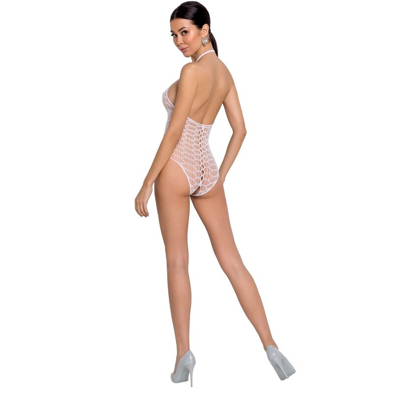PASSION - MULHER BS087 BODYSTOCK BRANCO TAMANHO ÚNICO - Image 2