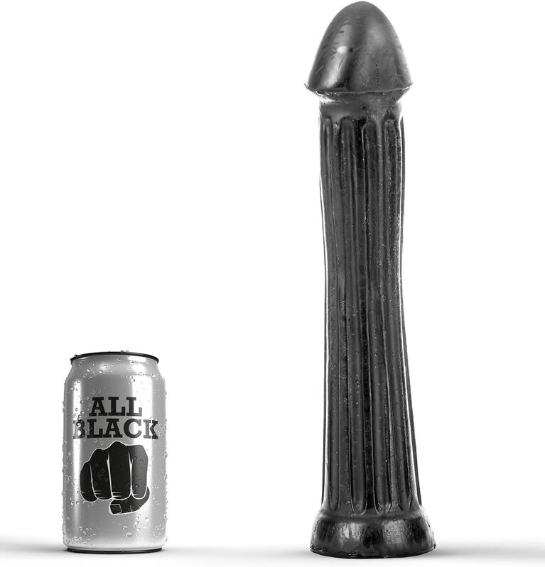 vVigoroso ALL BLACK - PLUG DILDO 31 CM