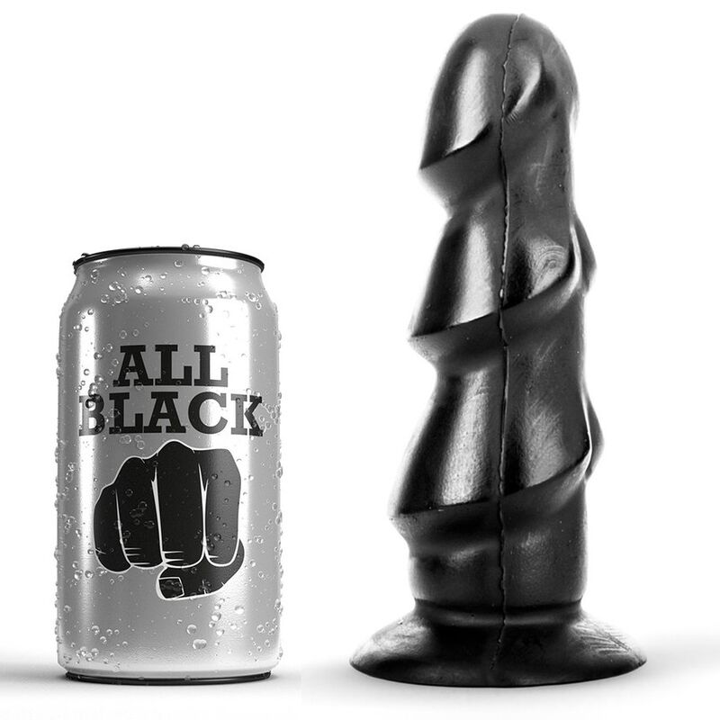 Vigoroso ALL BLACK - DILDO 17 CM