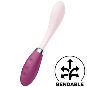 Vigoroso SATISFYER - MULTI VIBRADOR G-SPOT FLEX 3 VERMELHO