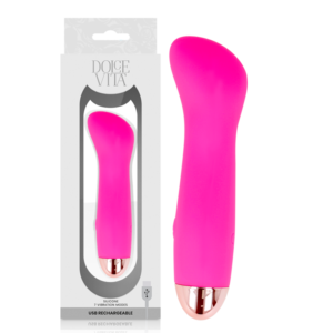 Vigoroso DOLCE VITA - VIBRADOR RECARREGÁVEL UM PINK 7 VELOCIDADE