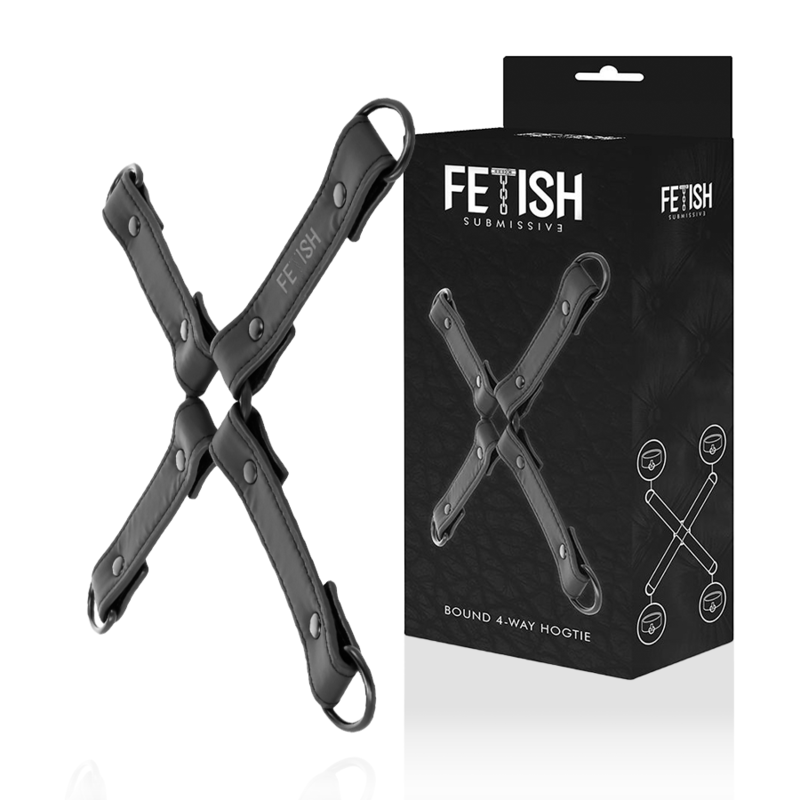 vVigoroso FETISH SUBMISSIVE - UNIÃO DE ALGEMAS DE COURO VEGANO