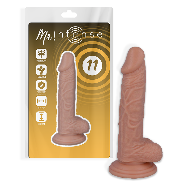 Vigoroso MR INTENSE - 11 REALISTIC PENIS 18 CM -O- 3.8 CM