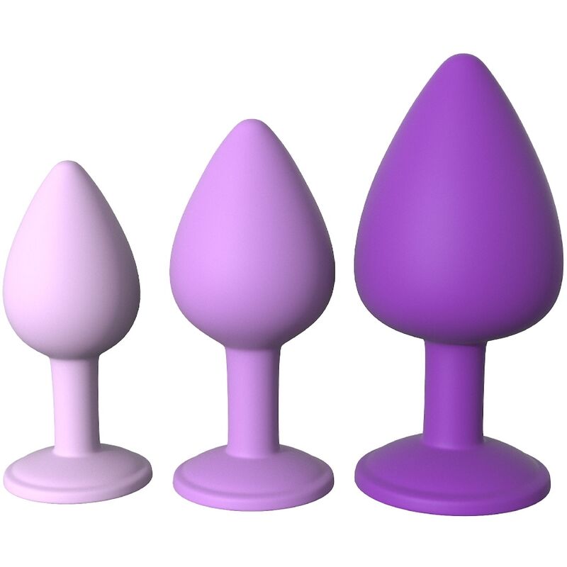 Vigoroso FANTASY FOR HER - CONJUNTO DE PLUG ANAL VIOLETA