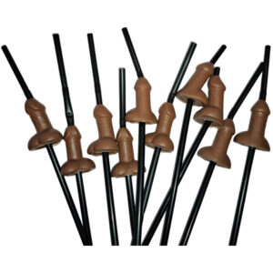 vVigoroso DIABLO PICANTE - BOLSA COM 10 CANUDOS NATURAIS PARA PÊNIS GRANDE