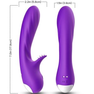 Vigoroso ARMONY - VIBRADOR ROMANCE COM ESTIMULADOR ROXO